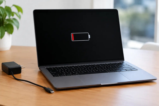 Notebook se apaga sin cargador conectado: causas