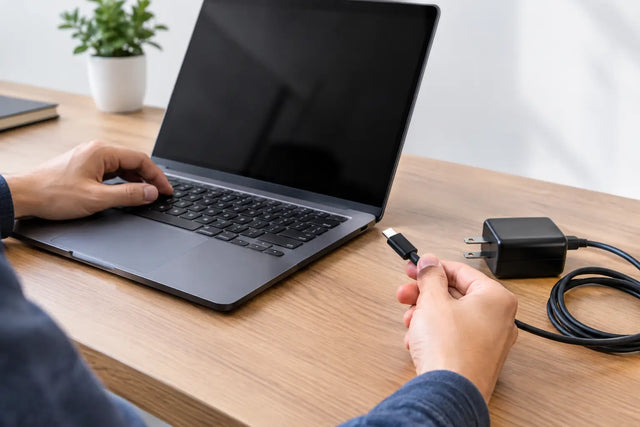 Notebook no carga con cargador nuevo: qué revisar