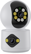 Cargar imagen en el visor de la galería, Cámara de Seguridad para uso Doméstico. Visión Panorámica, Doble Lente Múltiples vistas
