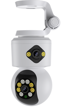 Cargar imagen en el visor de la galería, Cámara de Seguridad para uso Doméstico. Visión Panorámica, Doble Lente Múltiples vistas