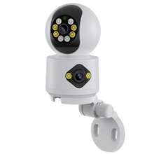Cargar imagen en el visor de la galería, Cámara de Seguridad para uso Doméstico. Visión Panorámica, Doble Lente Múltiples vistas