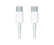 Cargar imagen en el visor de la galería, Cable USB-C a USB-C Compatible MacBook iPad | Premium 2M PD 100W Blanco carga rapida