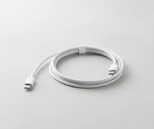 Cargar imagen en el visor de la galería, Cable USB-C a USB-C Compatible MacBook iPad | Premium 2M PD 100W Blanco carga rapida