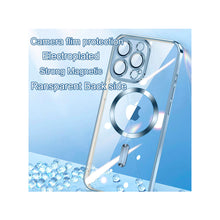 Cargar imagen en el visor de la galería, Carcasa Transparente Magnetica MagSafe Iphone 13 / 13 PRO / 14 Pro Max / Samsung S 21/s 22 / s23