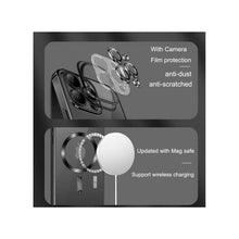 Cargar imagen en el visor de la galería, Carcasa Transparente Magnetica MagSafe Iphone 13 / 13 PRO / 14 Pro Max / Samsung S 21/s 22 / s23