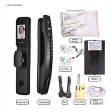 Cargar imagen en el visor de la galería, Cerradura Inteligente Electrónica, Huella, Cámara Instalada