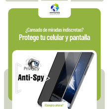 Cargar imagen en el visor de la galería, Lamina Protectora de Pantalla Celular de Cerámica anti Espía