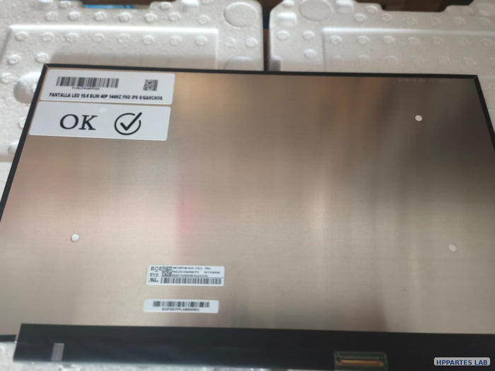 Pantalla Notebook 15.6 IPS Full HD 144Hz 40 Pines - foto real HPPARTES LAB