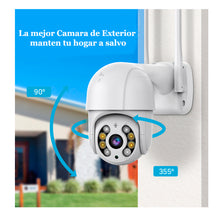 Cargar imagen en el visor de la galería, Cámara de Seguridad Exterior / Interior Visión Panorámica, Doble Lente Múltiples vistas