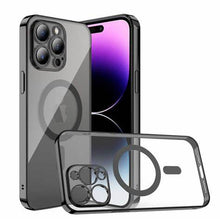 Cargar imagen en el visor de la galería, Carcasa Transparente Magnetica MagSafe Iphone 13 / 13 PRO / 14 Pro Max / Samsung S 21/s 22 / s23