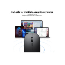 Cargar imagen en el visor de la galería, Mouse Recargable Inalámbrico Óptico USB + Bluetooth