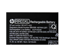 Cargar imagen en el visor de la galería, Batería Original HP RR03XL para ProBook 430 / 440 / 450 / 455 / 470 G4 – 11.4V 48Wh – Garantía 6 Meses