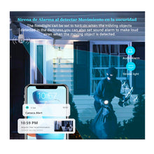 Cargar imagen en el visor de la galería, Cámara de Seguridad Exterior / Interior Visión Panorámica, Doble Lente Múltiples vistas