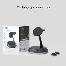 Cargar imagen en el visor de la galería, Tres en Uno!! Cargador Magnetico Inalambrico + lightning Modelo T3