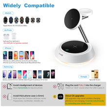 Cargar imagen en el visor de la galería, Tres en Uno!! Cargador Magnetico Inalambrico + lightning Modelo T3