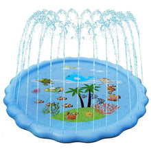 Cargar imagen en el visor de la galería, Rociador de Agua alfombrilla aspersor 150/170 / 180cm tres tamaños muchos diseños.