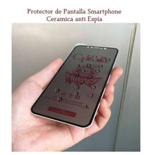Cargar imagen en el visor de la galería, Lamina Protectora de Pantalla Celular de Cerámica anti Espía
