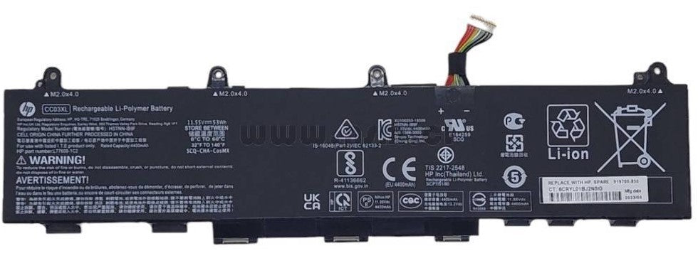 Bateria Hp For Elitebook 835 G7 840 G7 830 G8 845 G7 11.5V Hstnn-Ib9F Cc03Xl L78555-005