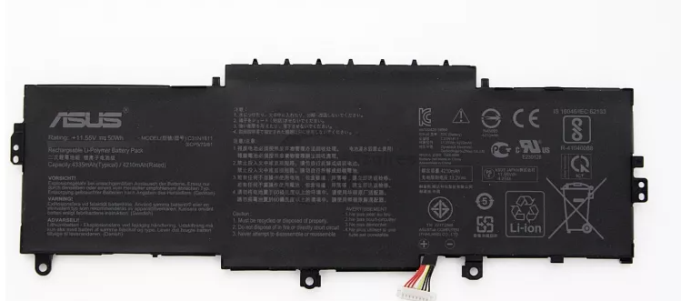 Bateria Original Asus Zenbook 14 Ux433Fa Ux433Fn U4300Fn U4300Fa Series 11.55V 50Wh C31N1811 Consultar stok