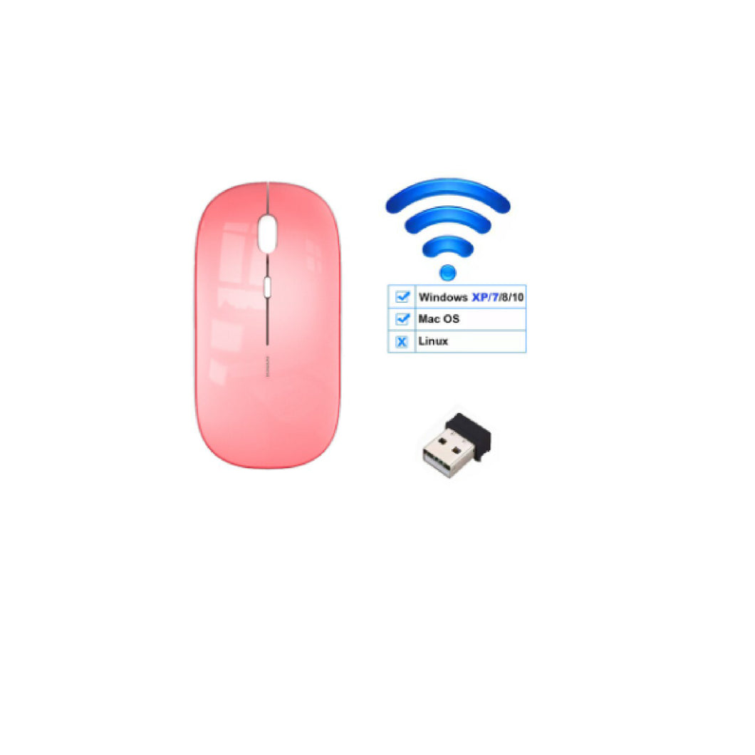 Mouse Recargable Inalámbrico Óptico Usb Bluetooth