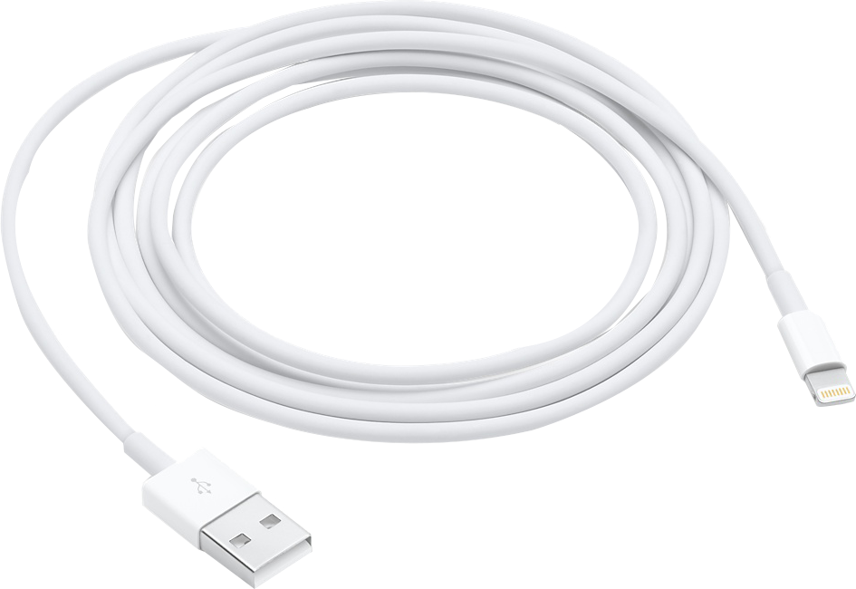 Cable Apple iPhone Carga Rápida  Usb  A Lightning 2 Metro sin caja Original