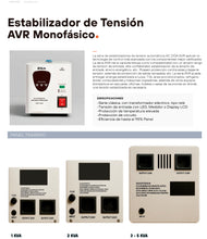 Cargar imagen en el visor de la galería, Serie AVR 1 - 5KVA
