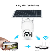 Cargar imagen en el visor de la galería, Cámara 2.0MP 4G 6W Solar 2&quot; PTZ HD Batería GSM SIm TELEFÓNICO
