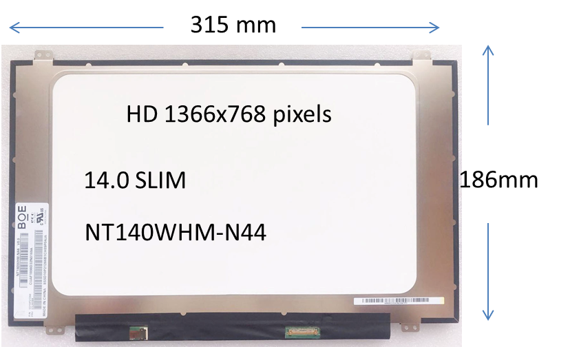Dalle 14 Slim FHD IPS Mat – Remplacez Facilement votre Écran