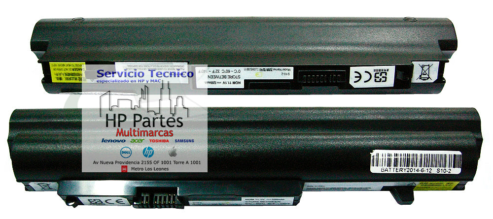 BATERIA LENOVO IDEAPAD S10-2 6C NEGRO ALTERNATIVA 55Y2098, L08C3B21, L09C3B11, L09C3B12, L09C6Y11, L09C6Y12, L09C6YU11, L09M3B11, L09M6Y11, L09S3B11, L09S6Y11, 55Y9382, 55Y9383, 57Y6273, 57Y6274, 57Y6275, 57Y6276