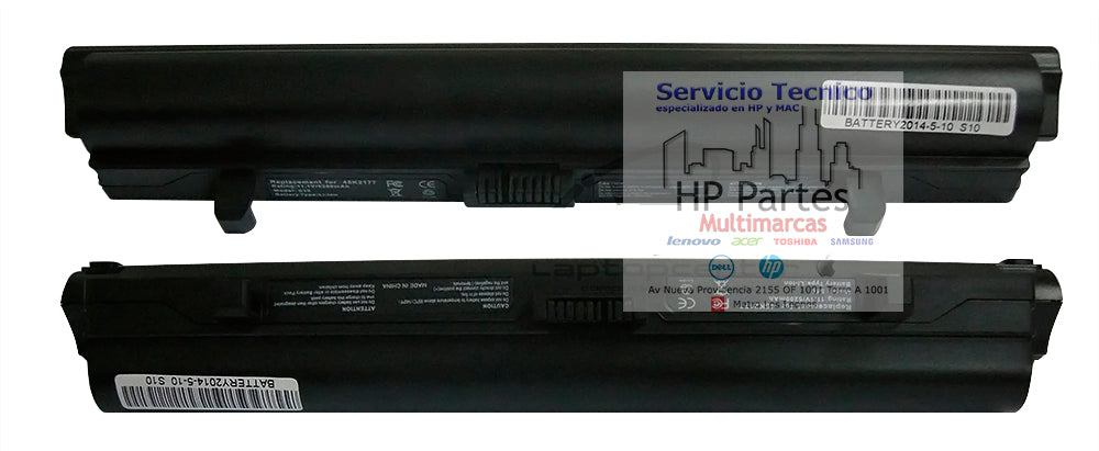 BATERIA LENOVO IDEAPAD S10 E 6C NEGRO ALTERNA 42T4590, FRU 42T4589, L08S3B21, L08S6C21, 57Y6346 AS,