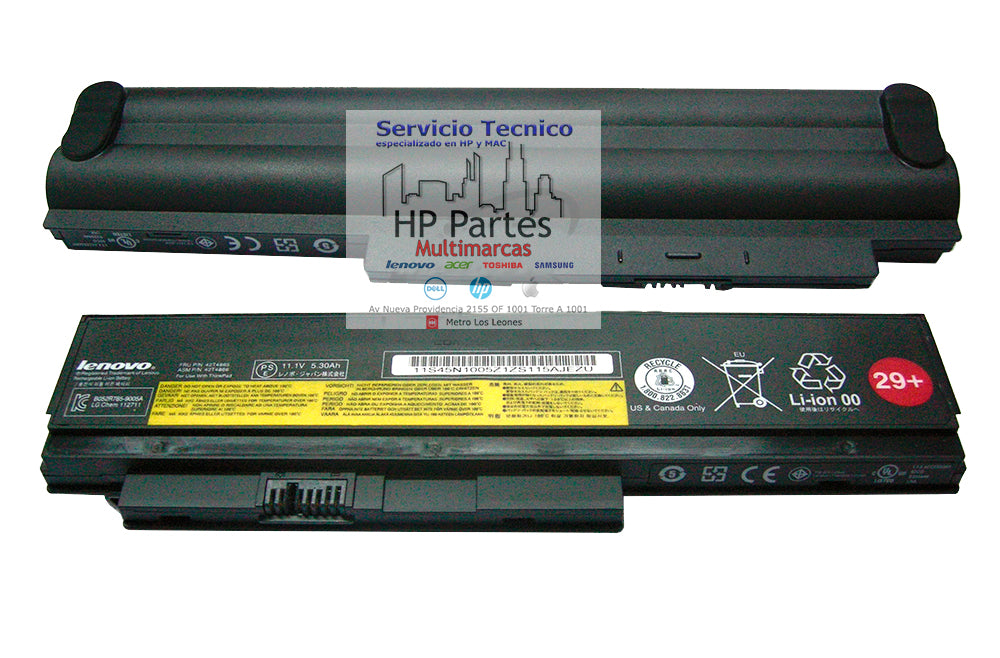 BATERIA LENOVO THINKPAD X220 ORGINAL 6 CELDAS NEGRO 0A36281, 0A36282, 0A36283, 42T4861, 42T4862, 42T4863, 42T4865