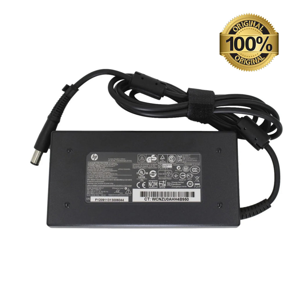 CARGADOR HP ORIGINAL 120w 6.15A 19.5v HP PIN CENTRAL 7.4 x 5.0 Aguja