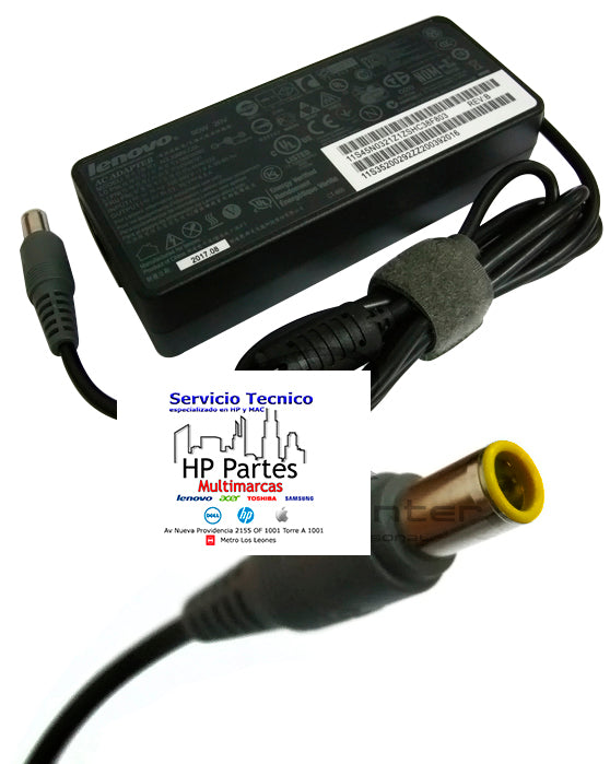 Cargador Original Lenovo 20V - 4,5A 90W NOTEBOOK