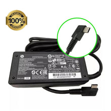 Cargar imagen en el visor de la galería, CARGADOR ORIGINAL HP Tipo C 45W USB C
