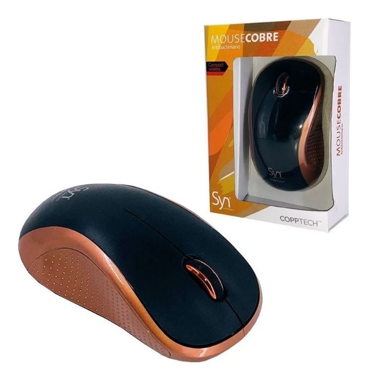 Mouse Cobre Inalámbrico USB