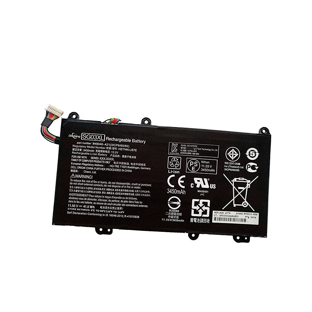 SG03XL 849048-421 - Batería para HP m7 U100 849049-421 849314-850