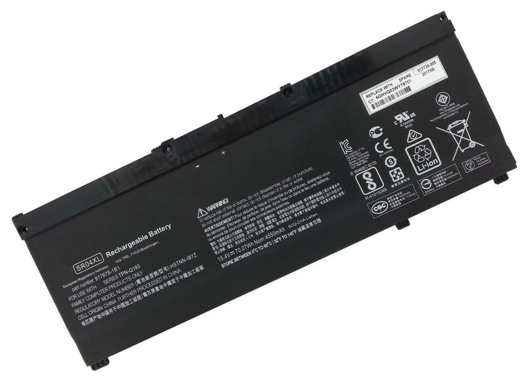 Bateria Original HP SR04XL Omen 15-Ce000 15-Ce000ng HSTNN-IB7Z 9176...